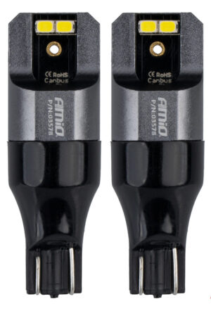 Żarówki LED CANBUS PRO T15 W16W 4x2016 SMD białe 12V 24V